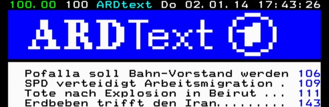 #Teletext ist Kunst: ARD zeigt Pixelkunst-Ausstellung
