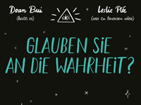 Comic-Laden: 'Glauben Sie an die Wahrheit?' –